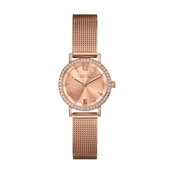 Bulova Caravelle Women's Blush Dial Quartz Watch 44L158