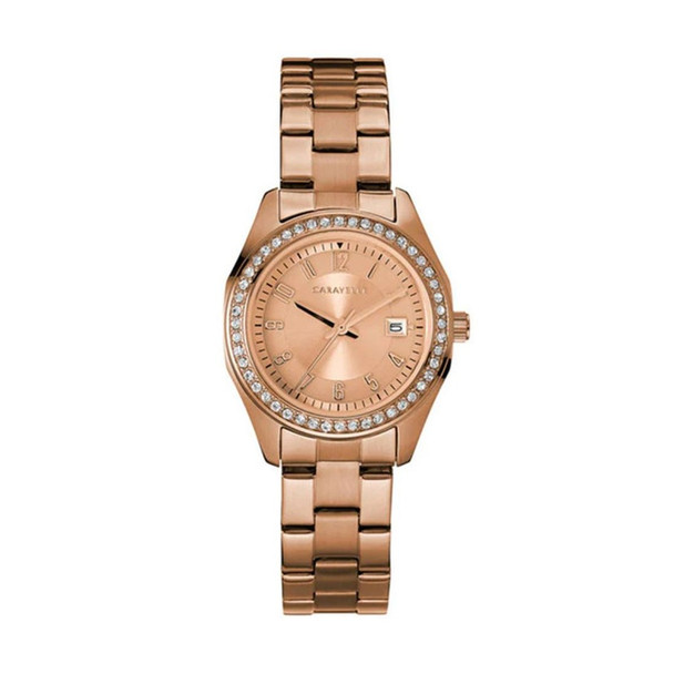 Bulova Caravelle Women's Blush Dial Quartz Watch 44M103