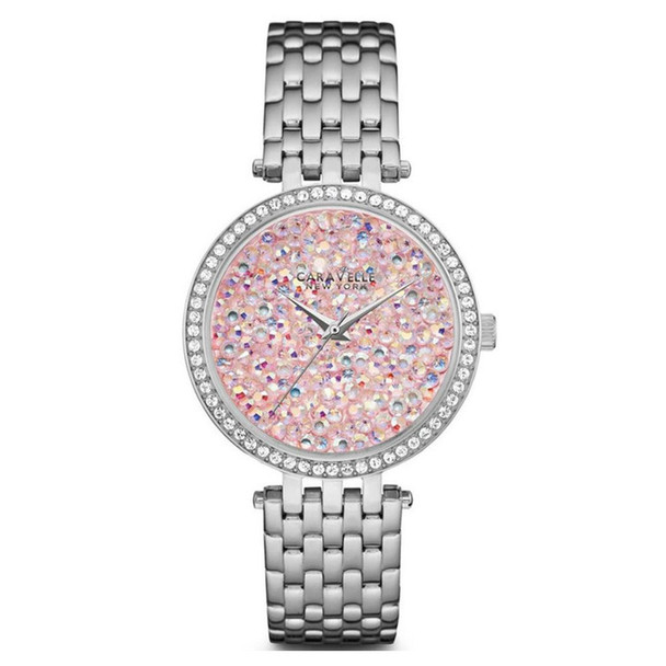 Bulova Caravelle Women's Pink Dial Quartz Watch 43L194