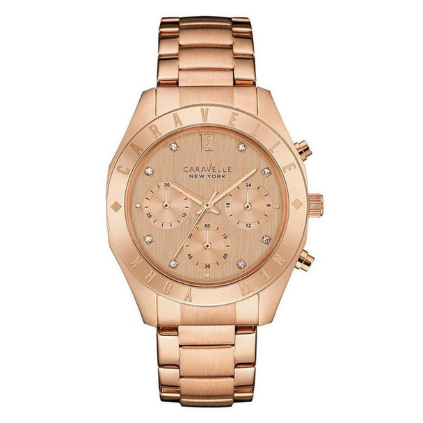 Bulova Caravelle Women's Blush Dial Quartz Watch 44L189