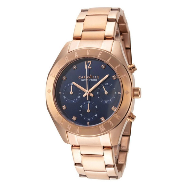 Bulova Caravelle Women's Blue Dial Quartz Watch 44L192