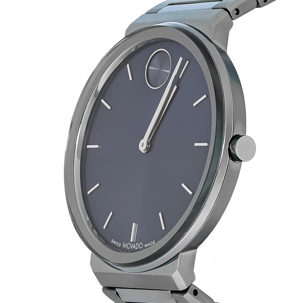 Movado Horizon Series Men's Grey ION PVD Stainless Quartz Watch 3601076