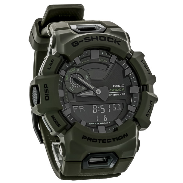 Casio G-Shock Men's Bluetooth Green Resin Chronograph Quartz Watch GBA900UU-3A