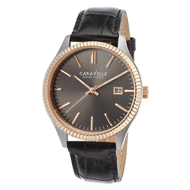Bulova Caravelle Men's Grey Dial Quartz Watch 45B131