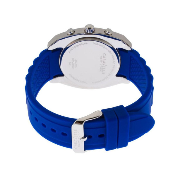 Bulova Caravelle Men's Blue Dial Quartz Watch 45A115