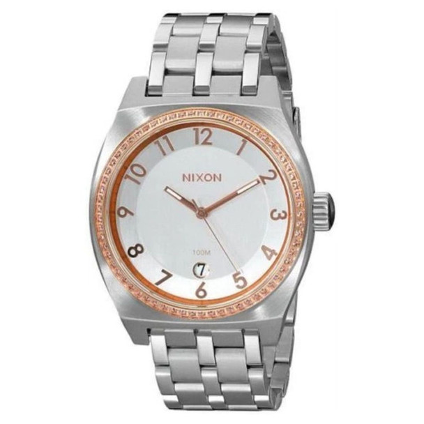 Nixon Monopoly Men's Silver Dial Quartz Watch A325 1519-00