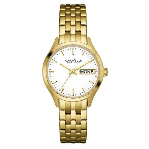 Bulova Caravelle Women's White Dial Quartz Watch 44N107
