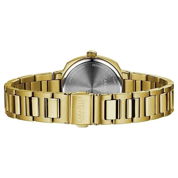 Bulova Caravelle Women's Gold Dial Quartz Watch 44L225