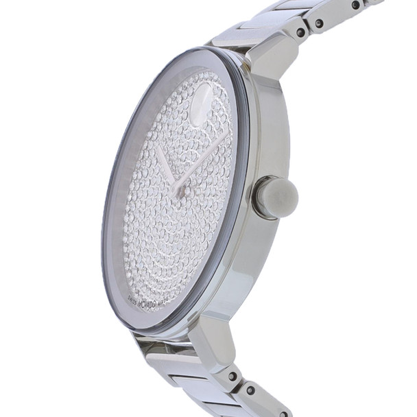 Movado Bold Evolution 2.0 Women's Crystal Stainless Steel Quartz Watch 3601151