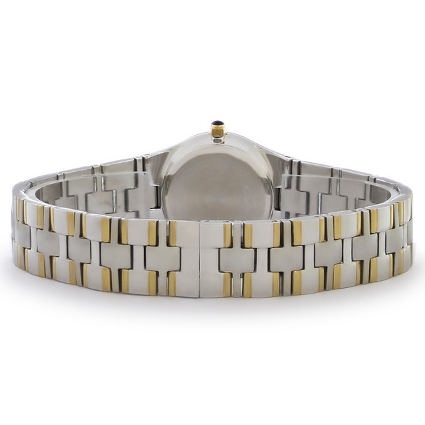 Bulova Women's Two-Tone Stainless Steel White Dial Quartz Watch 98M102