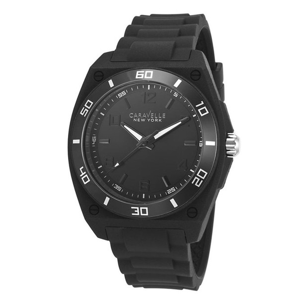 Bulova Caravelle Men's Black Dial Quartz Watch 43A127