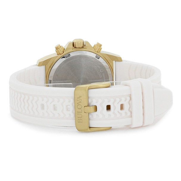 Bulova Marine Star Chronograph Women's Gold-Tone Quartz Watch 98M117