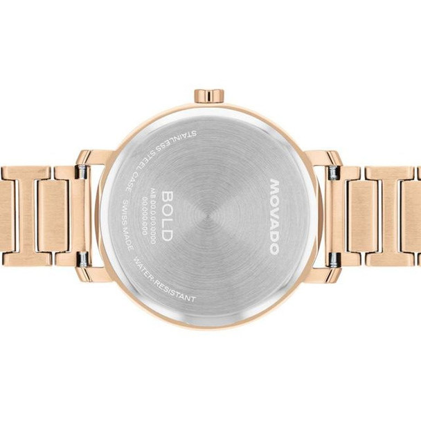 Movado BOLD Evolution 2.0 Women's Gold Dial Quartz Watch 3601266