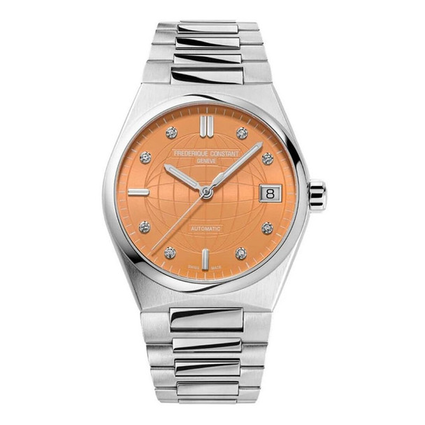 Frederique Constant Highlife Women's Orange Dial Automatic Watch FC-303OD2NH6B