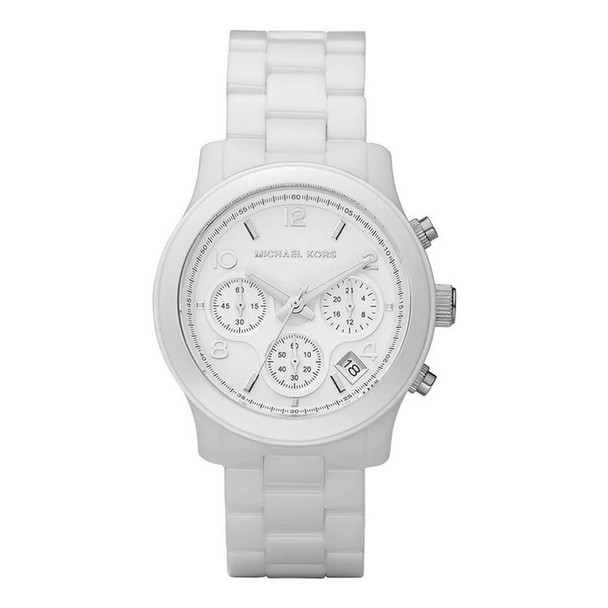 Michael Kors Runway Chronograph Women's White Dial Quartz Watch MK5161