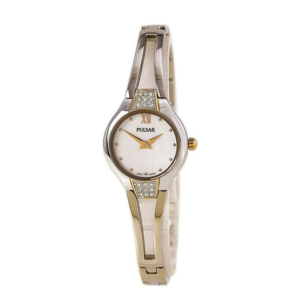 Pulsar Crystal Collection Women's Mother of Pearl Dial Quartz Watch PTA502