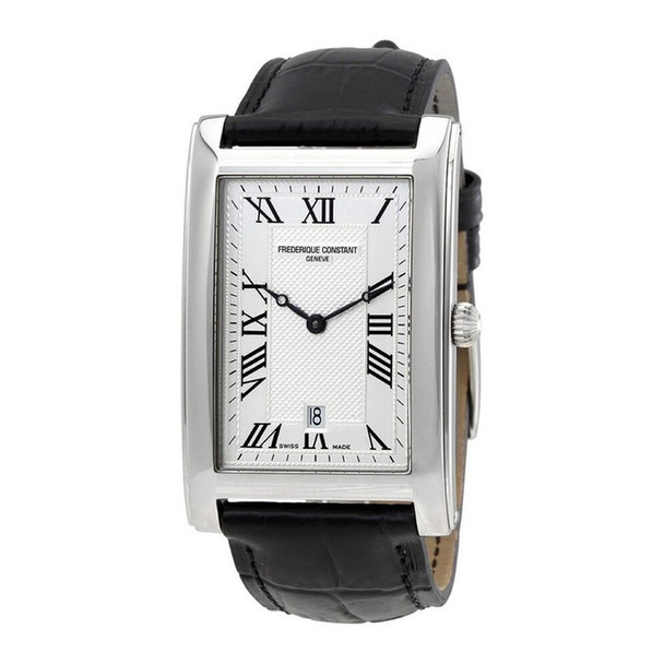 Frederique Constant Carree Men's Silver Dial Quartz Watch FC-220MC4C26
