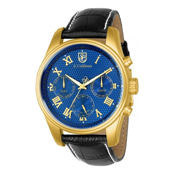 S.Coifman Heritage Men's Blue Dial Quartz Watch SC0400