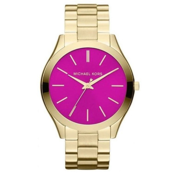 Michael Kors Slim Runway Women's Pink Dial Quartz Watch MK3264