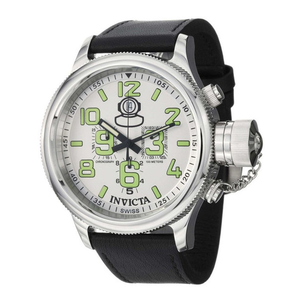 Invicta Russian Diver Chronograph Men's White Dial Quartz Watch 7001