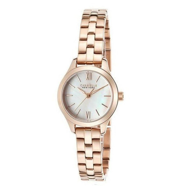 Bulova Caravelle Women's Blush Dial Quartz Watch 44L156