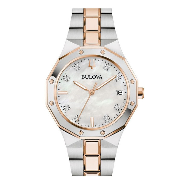 Bulova Prestige Women's Mother of Pearl Dial Quartz Watch 98P235