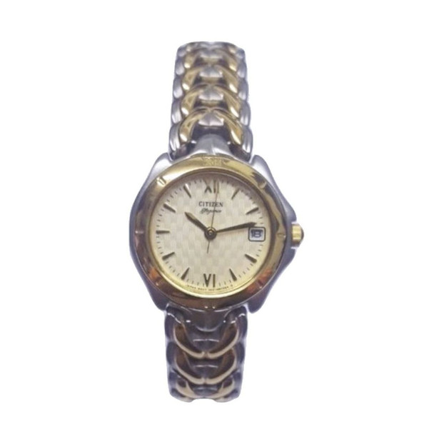Citizen Classic Women's Gold Dial Quartz Watch EU0534-55P