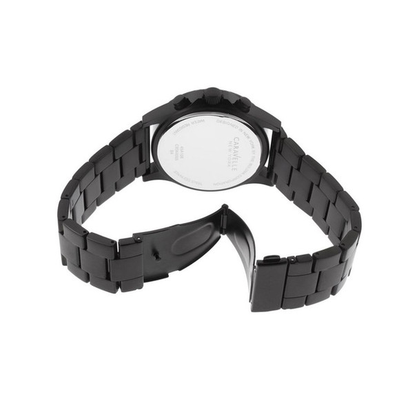 Bulova Caravelle Chronograph Men's Orange Dial Quartz Watch 45A108