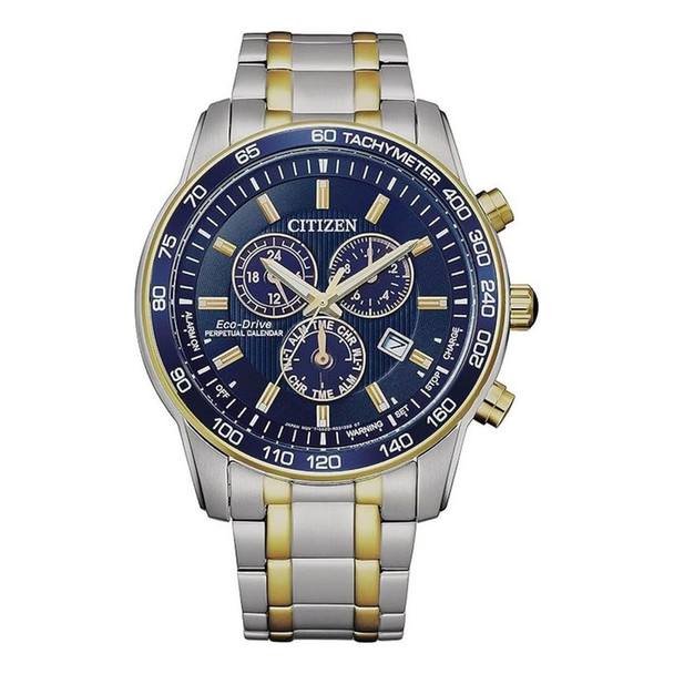 Citizen Eco-Drive Chronograph Men's Blue Dial Eco-Drive Watch BL5517-55L