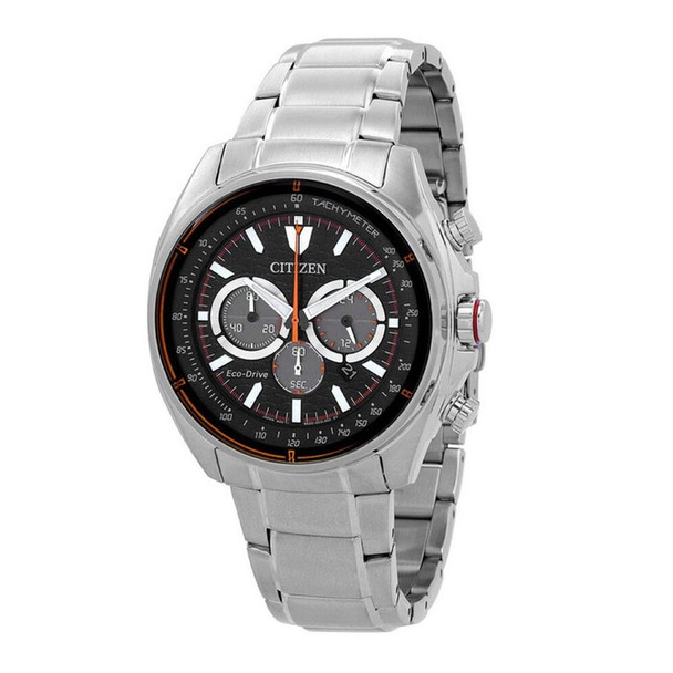 Citizen Eco-Drive Chronograph Men's Black Dial Watch CA4561-89E