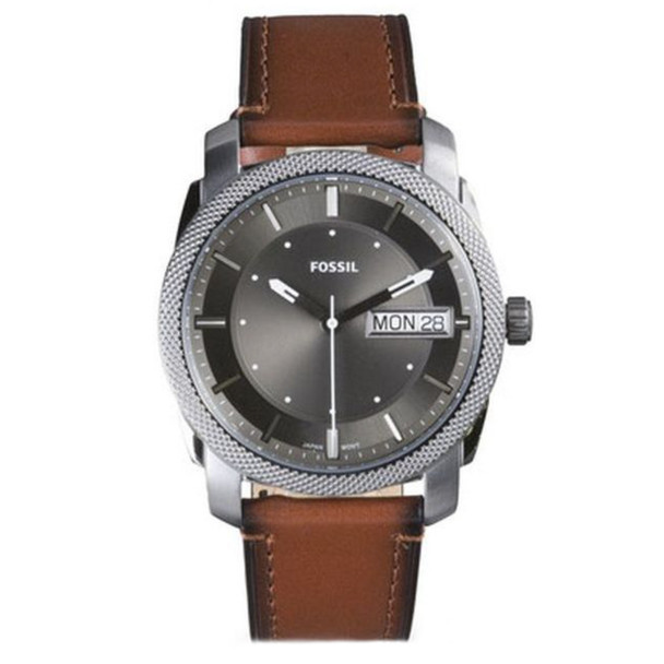 Fossil Machine Men's Grey Dial Quartz Watch FS5900