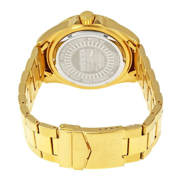 Invicta Pro Diver Men's Gold Dial Quartz Watch 15186