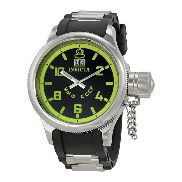 Invicta Russian Diver Men's Black Dial Quartz Watch 4342