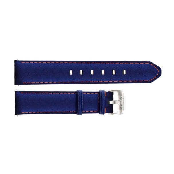 Tag Heuer Watch Band Leather Blue 21.5mm BC0933