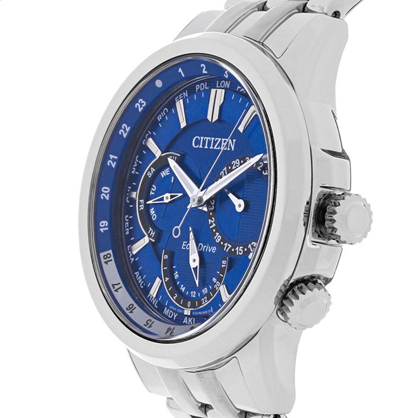 Citizen Eco-Drive Calendrier Men's Calendrier Blue Dial Watch BU2021-51L