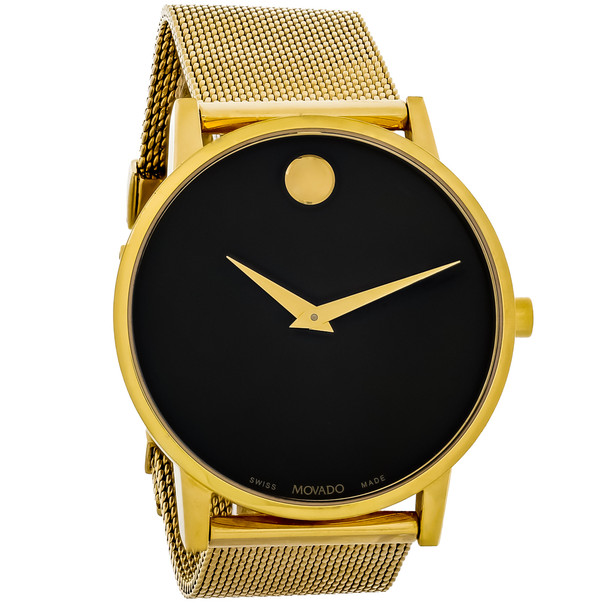 Movado Museum Classic Series Men's Black Dial Swiss Quartz Watch 0607396