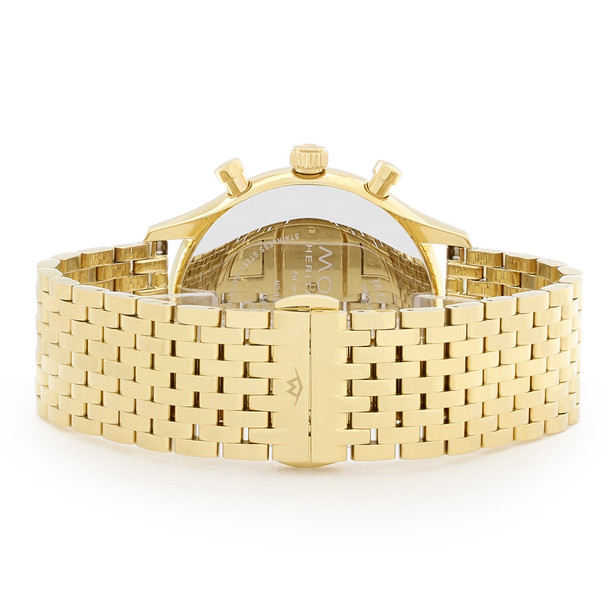 Movado Heritage Calendoplan Men's Gold-Tone Quartz Watch 3650015