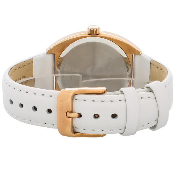 Caravelle By Bulova Retro Women's Rose Gold PVD Stainless Quartz Watch 44L251