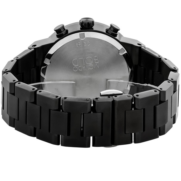 Movado Bold Fusion Men's Black ION PVD Chronograph Quartz Watch 3600857