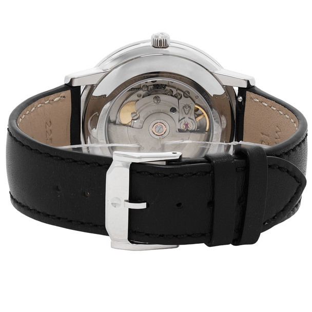 Movado Classic Museum Men's Black Leather Band Automatic Watch 0607473
