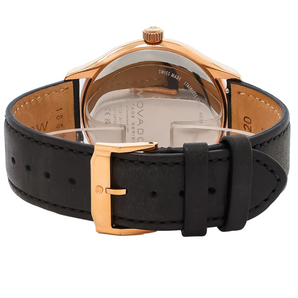 Movado Heritage Calendoplan Men's Rose Gold-Tone Quartz Watch 3650158
