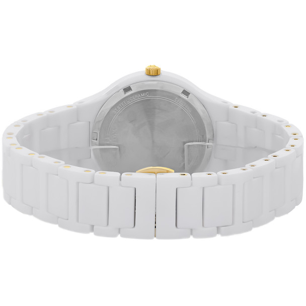 Bulova Millennia Women's Ceramic Mother-of-Dial Quartz Watch 98R292