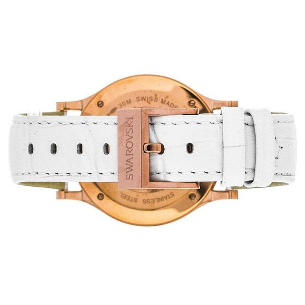 Swarovski Octea Classica Women's White Leather Quartz Watch 5095482