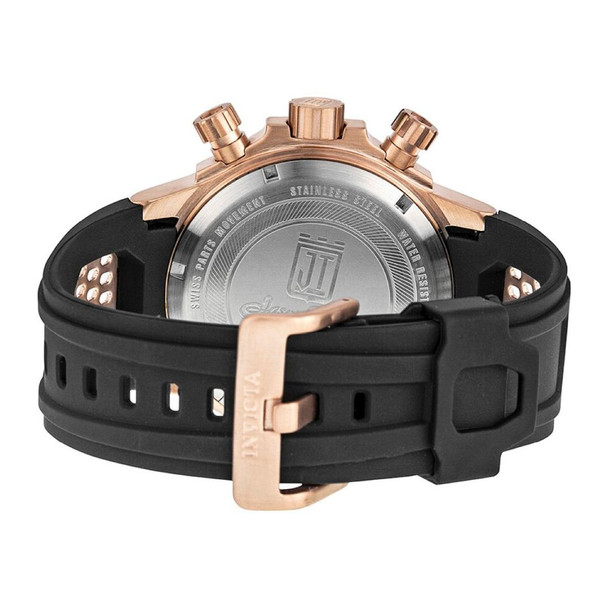 Invicta Jason Taylor Men's Quartz Black Rubber Watch 13689