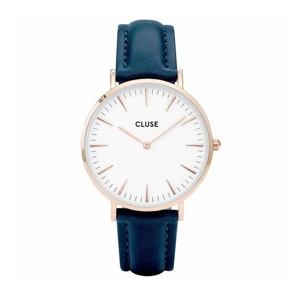 Cluse La Bohme Women's Quartz Blue Leather Watch CL18016