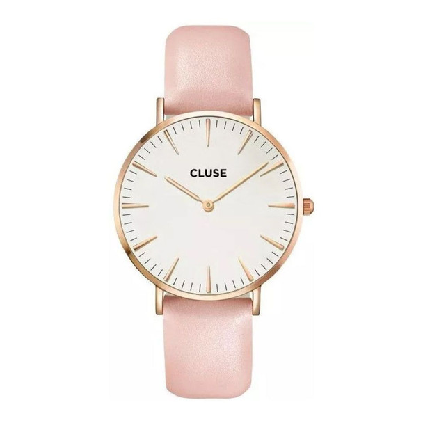 Cluse La Bohme Women's Quartz Pink Leather Watch CL18014