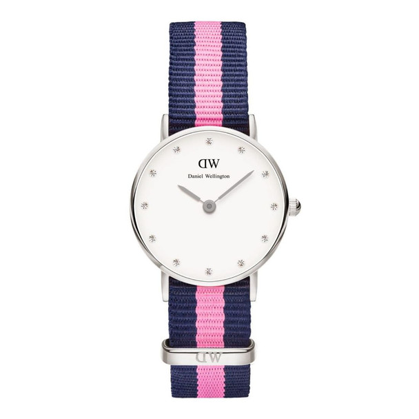 Daniel Wellington Classy Winchester Women's Quartz Two-Tone Nylon Watch 0926DW