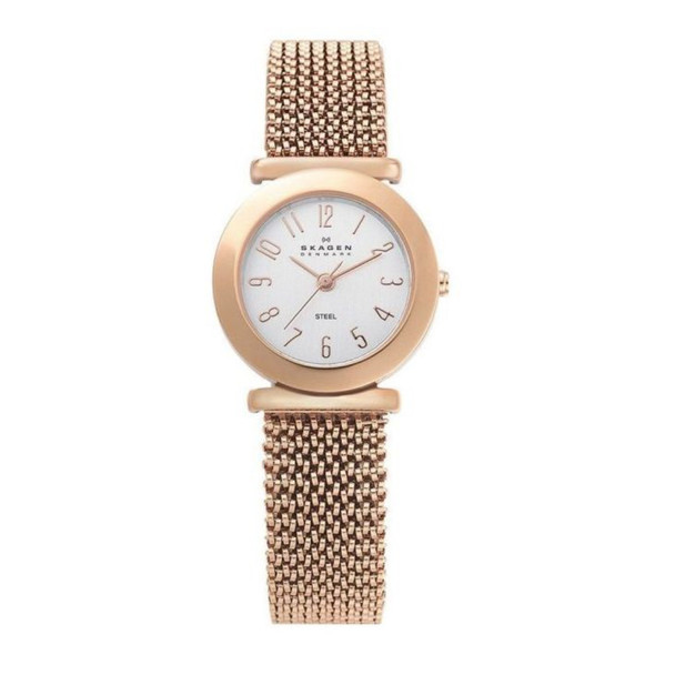 Skagen Denmark Women's Quartz Rose Gold Stainless Steel Watch 107SRR1