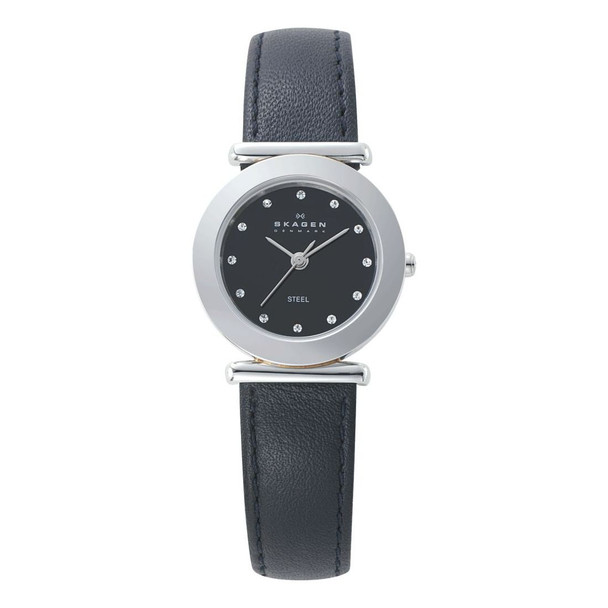 Skagen  Women's Quartz Black Leather Watch 107SSLB