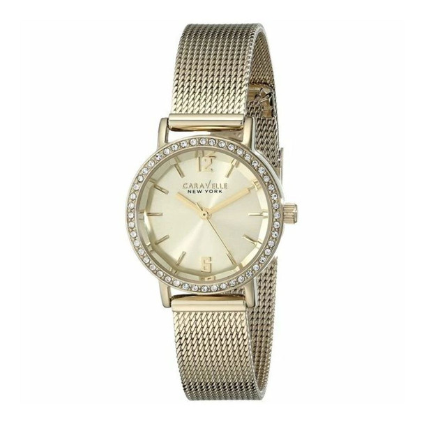 Bulova Caravelle Women's Quartz Gold Stainless Steel Watch 44L157